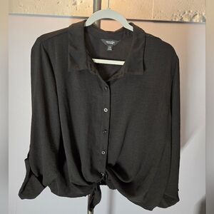 Black Button-Up Shirt